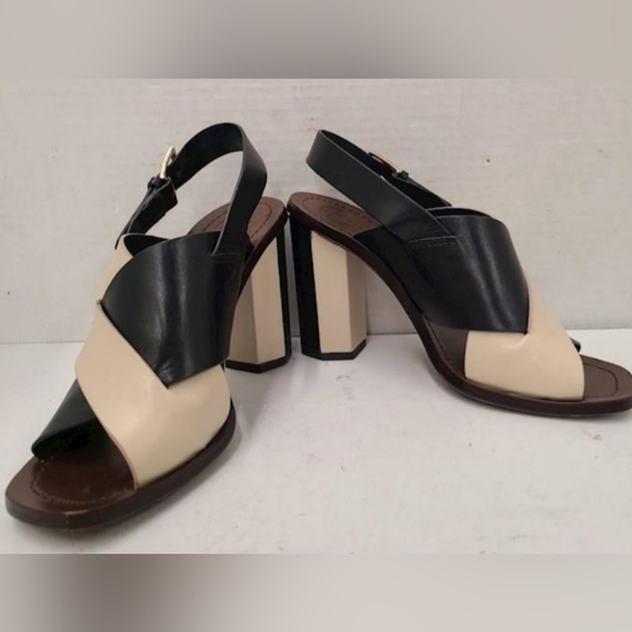 Tory Burch Sling-back Block Heels - Picture 3 of 6